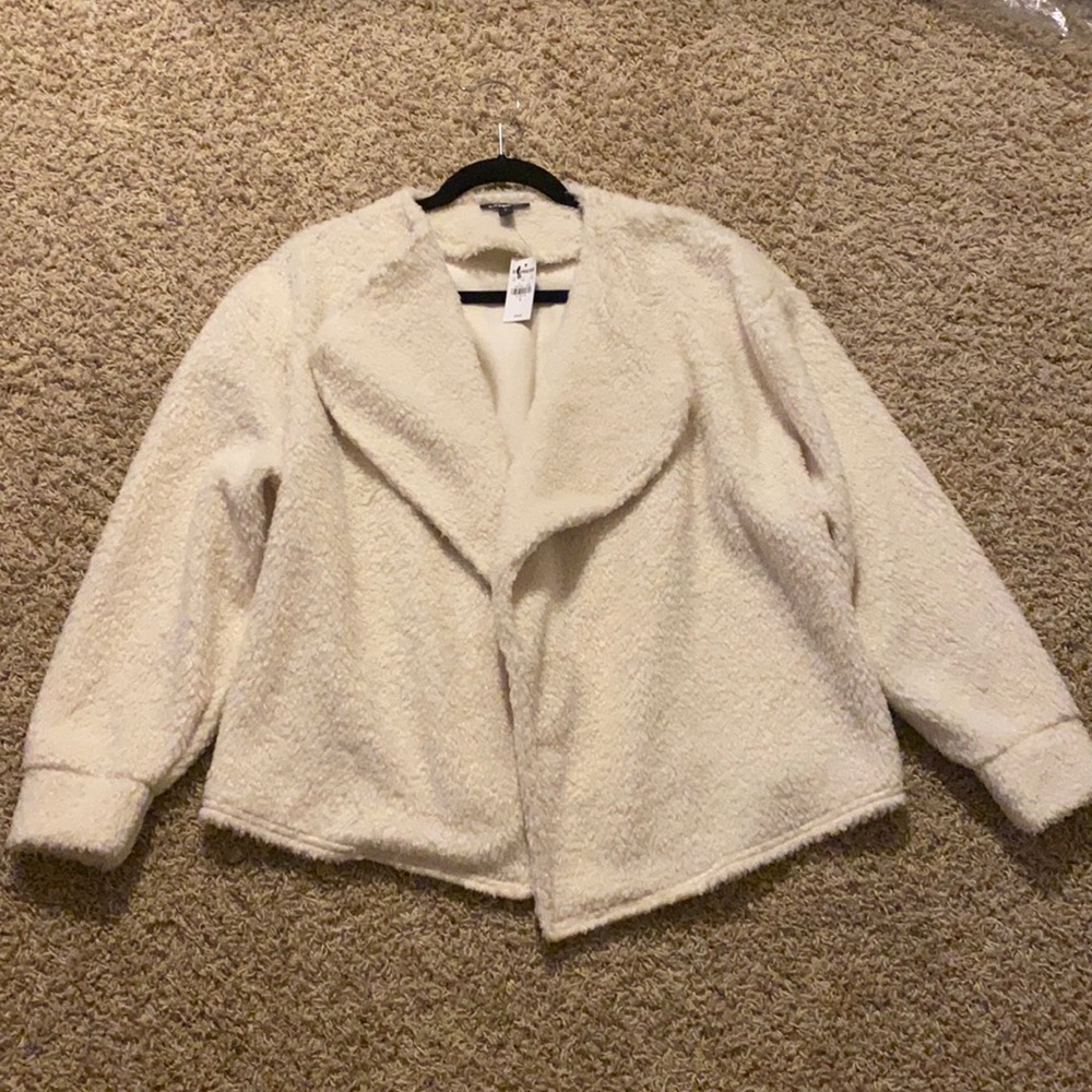 Express Cozy Sherpa Flyaway Jacket Size S